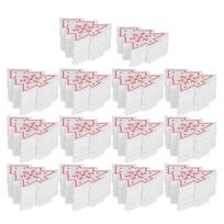 110Pcs Christmas Decorations Wood Chips Carving Christmas Tree Shape Wooden Crafts