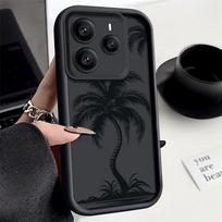 For Xiaomi 14T Pro 13T Poco X7 F6 Pro X6 Redmi Note 14 15 13 Pro 12 11 Phone Case Coconut Tree Print Anti-Fall Soft TPU Shockproof Matte Bumper Cover Xiaomi 14T