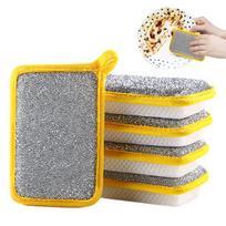 Dishwashing Sponge, Double-sided Kitchen Rag, Multi-purpose Absorbent Sponge, Dish Cleaning Pad Brush, Kitchen Dishwashing Cleaning Tools