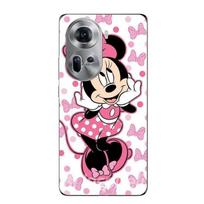 Case For Oppo Reno 11 5g Minnie Mouse pink Disney Cartoon Maniacase rožinė