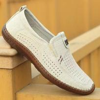 New men's breathable fly-woven casual shoes with one pedal, simple cloth shoes, soft soles and soft surfaces, fashionable men's shoes, lazy shoes 39 kupranugaris