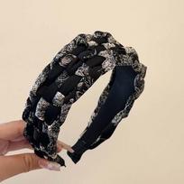 PROLY New Fashion Headband For Women Wide Side Braided Turban Classic Leopard Hairband Autumn For Adult Hair Accessories