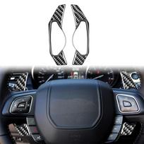 Carbon Fiber Steering Wheel Shift Paddle Shifter For Land Rover Discovery 4 Freelander Range Rover Evoque