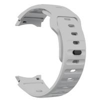 Silikoninis dirželis, skirtas Samsung Galaxy Watch 6 Classic 47mm 43mm/4 classic 46mm 42mm Apyrankė Samsung Galaxy Watch 5/5pro 45mm/4/6 40mm 44mm pilka spalva
