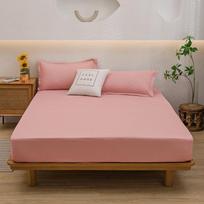 Japanese Aloe Cotton Fitted Sheet - Dustproof, Non-slip Mattress Protector 48x74cm Pair of Pillowcases