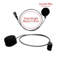 Cardo Freecom/Spirit motociklo šalmui Bluetooth interkomas, minkštas laidinis mikrofonas, kietas laidinis mikrofonas ir 3,5 mm garsiakalbis