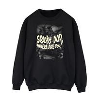 Scooby Doo Womens/Ladies Where Are You? Castle Sweatshirt M juoda