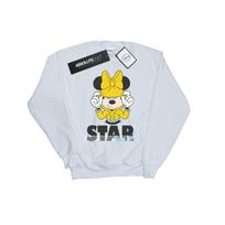Disney Womens/Ladies Mickey Mouse Star You Are Sweatshirt XXL balta