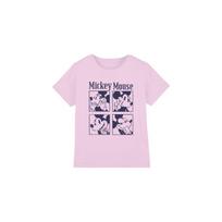 Disney Childrens/Kids Mickey Mouse Pixelated T-Shirt 5-6 Years rožinė