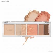 FORENCOS Soft Mood Eye Palette 6.1g (+Free gift) 01 Peach Latte