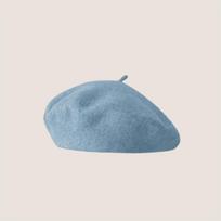 FallSeason and ColdSeason Wool Beret Female Literary Retro Versatile Korean Version Painter Hat British Solid Color Felt Hat Adjustable