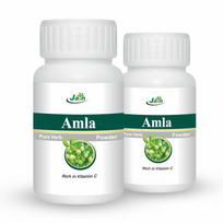 Jain Amla Powder 100g Pack of 2 | 100% Pure Ayurvedic Herbal Supplement for Hair Skin Wellness white