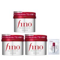 Fino Premium Touch Rich Serum Hair Mask x Bonus Item Hair Damage Color Moisturizing (230g 3) + - Care, Repair, Shine, Retention,