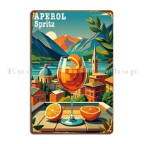 Aperol Spritz plakatas Metalinė plokštelė Plakatas Kino teatrui Pritaikyti Kino spausdinimas Virtuvei Skardinis ženklas Plakatas 20X30CM