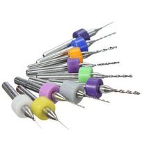 10Pcs Micro Mini Drill Bits Set Pcb Print Circuit Board Tungsten Carbide Drill Kit
