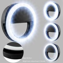 Selfie LED Light Ring Flash Fill Clip Camera for IPhone  Tablet for Samsung Cell Phone Asahinew juoda