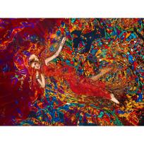 DIY Diamond Embroidery Color Stealth Woman 5D Diamond Painting Rhinestone Mosaic Home Decoration 20X30CM