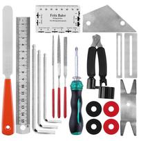 Guitar Repair Cleaning Tools Kit 3 in 1 String Winder Cutter Pin Puller įvairiaspalvis