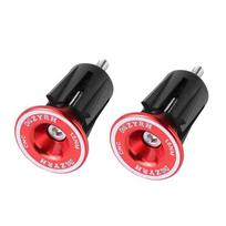 1 Pair Bicycle Grip Handlebar End Cap Bike Grips End Plugs Accessory sidabras