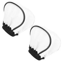 2pcs Softbox Diffuser Reflector for Speedlite Flash Light Professional Photography Camera Flash Accessory