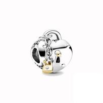 Nauja lūpų dažų rankinė Star Heart Lock Candy Cake Charm karoliukai tinka originalioms madingoms apyrankėms pasidaryk patiems moteriškų papuošalų kūrimas white
