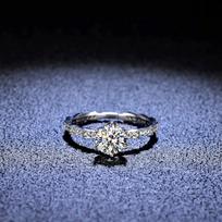 1 karato D spalvos Moissanite Slub žiedai moterims Vestuviniai puikūs papuošalai su sertifikatu 100 % prabangūs Pt950 platininiai žiedai R043 9 gray