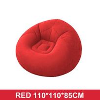 Large Lazy Inflatable Sofas Chair Flocking Flocking Sofa Chair Lounger Seat Bean Bag Sofa for Outdoor Living Room Camping Travel A pilka