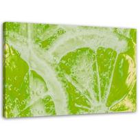 Canvas print, Juicy lime 60x40 žalia