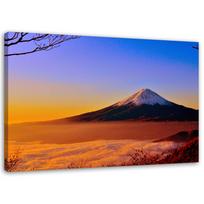 Canvas print Mount Fuji mountain landscape 60x40 mėlyna