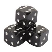 AUTO Tire Accessories Aluminum Alloy Car-styling Dice Dust Valve Caps Motorcycles Electric Cars Tire Valve Dust Cap