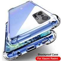 Skaidrus smūgiams atsparus dėklas Xiaomi Mi Note 10 12 Lite 11T 12T Pro Ultra 9 SE, Redmi Note 8 9 10 11 12 Pro 10S 9S 9A viršelis gray