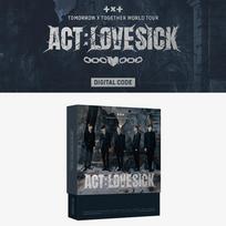 TXT pasaulinio turo ACT: LOVE SICK Seulo skaitmeniniame kode gray