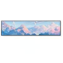 Fantasy Bedside Unicorn Dreamy Canvas painting poster and prints Nodic Style Wall Art Posters For Living Room Bedroom Gallery 20cm×40cm NoFrame