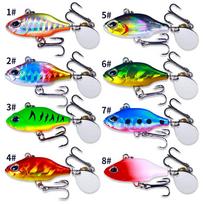 8 VNT. sukriukės VIB žvejybos masalai vobleriai blizgučiai šaukštelis dirbtinis masalas 5,2 cm-8,5 g ešeriui muselinei žvejybai upėtakiui Pesca