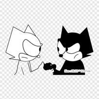 Cartoon Felix The Cat Whiskers Iron on Heat Transfer Printing Vinyl Patches Sticker for Clothes DIY Appliques Washable Patches beige