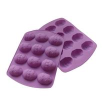 Easter Egg Design Silicone Cake Mold Fondant Decoration Mold Sugar Gum Paste Tool 3D Chocolate Mousse Mould blue