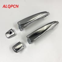 for Nissan Navara D23 NP300 2015- Front Rear Door Outer Handle Left right chrome 80610-4JK0A, have hole handle