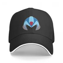 Mega Man X | Plokštas Šalmas Beisbolo Kepuraitė Cosplay tėčio kepurė Alpinizmas juoda Unisex Kepurė Moteriška