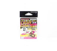 Decoy DJ-96 Fibre Light Game Twin Assist Hooks Size 2 (9721) black