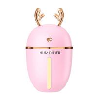 450ml Air Humidifier Usb Aroma Essential Oil Diffuser For Home Office Aromatherapy Humidificador Difusor With  Nightlight Lamp Pink white