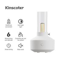 Dizainerio aromaterapinis difuzorius LED Retro Filament USB 150ml Oro drėkintuvas Be vandens Išmanus išjungimas Namams Miegamajam Biurui White Pro