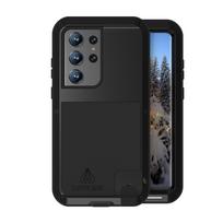 Dėklas, skirtas Samsung Galaxy S23 S22 Ultra S21 S20 FE S10 plus A54 A34 A53 A72 A51 A71 A50 A20 metalinis šarvų dangtelis Karinio lygio smūgiams atsparus silikoninis dangtelis Samsung S23 juoda