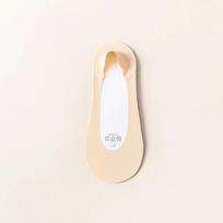 FINETOO Ice Silk Socks Cotton Bottom Odor-proof Low-top Shallow Invisible Socks Anti-slip Does Not Fall Off with Short Socks Women One size(35-42) smėlis