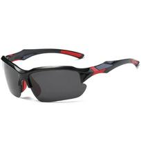 Color Change Glasses Men's Polarized Sunglasses Cycling Goggle Outdoor Sports Sun Shade Driver Men's UV Protection Glasses gray