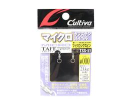 Owner TSS-51 Taff Swivel Stain Jig Spin Ball Bearing Swivel Size 000 (6370) black