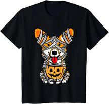 Cute Halloween Costume Welsh Corgi Mummy Dog Lover Design T-Shirt Unisex Clothing Casual Daily Four Seasons Unisexs T Shirts 3XL blue