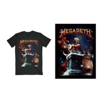 Megadeth Santa Vic Chimney Unisex marškinėliai XXXXL black