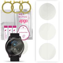 3x apgo MATINIS Hidrogelio Ekrano Apsauginis Stiklas Garmin Vivomove Style, Hidrogelio Plėvelė, su pozicionavimo sluoksniu, lengvas montavimas