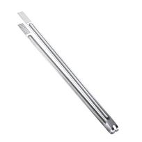 Nešiojamos nerūdijančio plieno virtuvinės kepsninės BBQ mėsos žnyplės salotų kepsnio maisto spaustukas 8Inch white