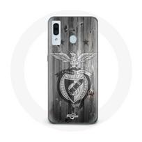 Case - Maniacase - Samsung Galaxy A30 - Soft - Protective - SLB Benfica Pattern juoda